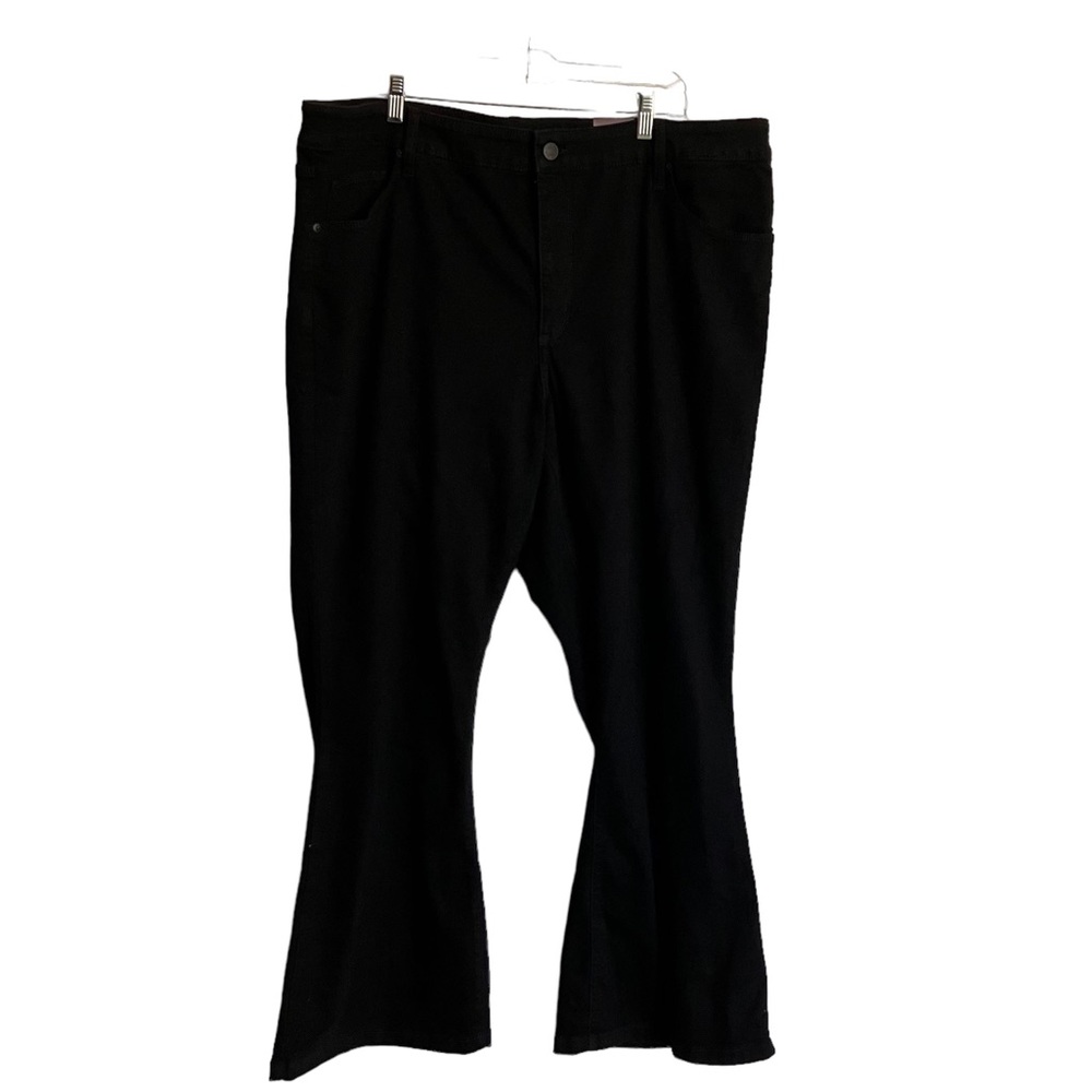 Ava & Viv NWT Black Hi Rise Flare Jeans - 22W